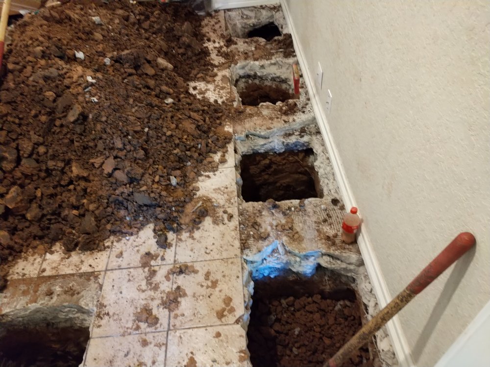 Slide of South Texas House Leveling