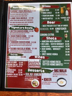 Menu photo 2 Roots Indian Restaurant and Bar Sparks, NV Menu photo 2 Roots Indian Restaurant and Bar Sparks, NV