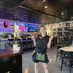 Mangosteen II - Mumee is the sweetest!  She's very knowledgeable of all of the menu items and recommended her favorites.