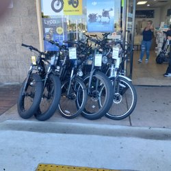 Eworld Computers - Some of the bikes outside of the store they have to offer
