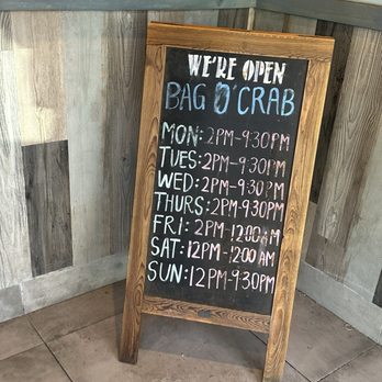 Bag O' Crab - Business Hours - Seafood Near Me - San Leandro, California