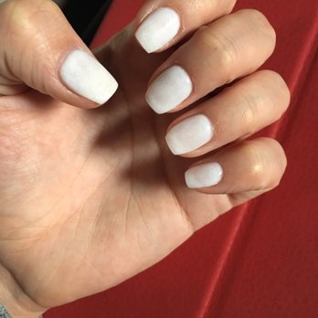 Top Nails - Snow White SNS Gel manicure with Tracey - Nail Salons Near Me - Rockville, Maryland Top Nails - Snow White SNS Gel manicure with Tracey - Nail Salons Near Me - Rockville, Maryland