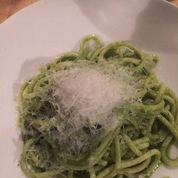 Bronte Road Bistro - Bucatini pesto with pecorino without the egg yolk - French Near Me - Waverley, NSW