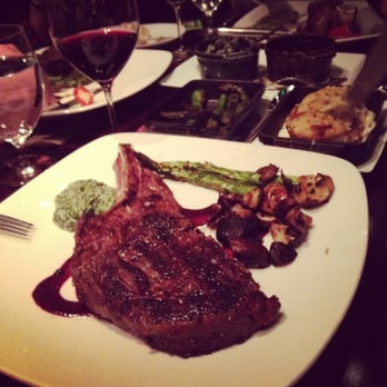 EDGE Restaurant and Bar - Buffalo Ribeye with sides! - Steakhouses Near Me - Denver, Colorado