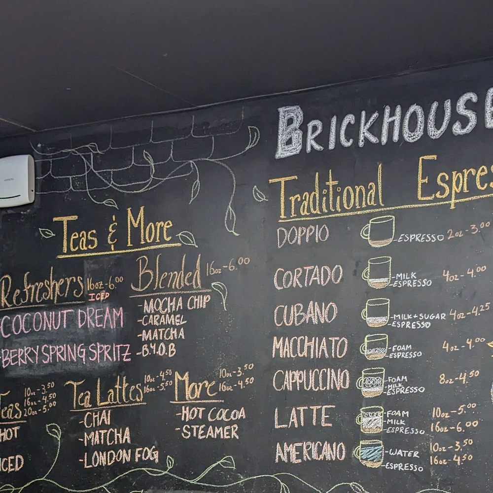 Brickhouse Coffee - Menu - Coffee & Tea Near Me - lawrence, Indiana