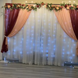 Studio 209 - Backdrop on front wall of hall