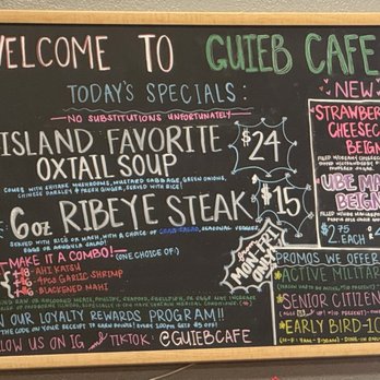 Guieb Cafe - 08/09/2026 - Menu - Breakfast & Brunch Near Me - Las Vegas, Nevada