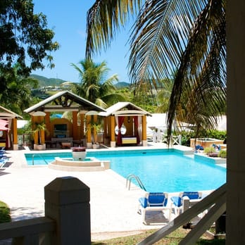 Chenay Bay Beach Resort - view of the pool from our cottage - Resorts Near Me - Christiansted, Virgin Islands
