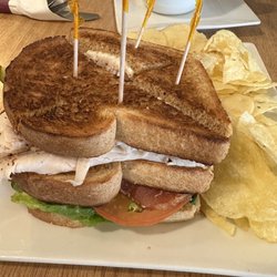 Kingdom Grounds Cafe - Turkey Club Sandwich Whole Wheat Bread
