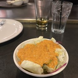 Ichiban Japanese Steakhouse - Salad with ginger dressing