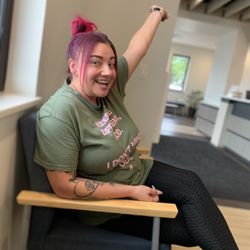 South Shore Family Chiropractic - This is Francine, our friend who makes us laugh and smile. At the office! And she's very professional.
