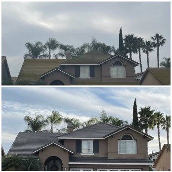 Pirate Pete's Power Washing - Before and after roof cleaning service - Pressure Washers Near Me Pirate Pete's Power Washing - Before and after roof cleaning service - Pressure Washers Near Me