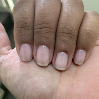 Fancy Nails - Horrible polishing, butchered cuticles , uneven nails - Nail Salons Near Me - Cromwell, Connecticut