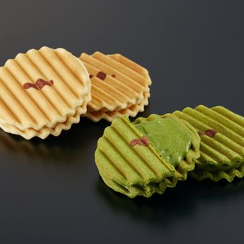 J.sweets - Fukuwatashi (Vanilla) and Matcha Senbei from Minamoto Kitchoan - Desserts Near Me - Lynnwood, Washington J.sweets - Fukuwatashi (Vanilla) and Matcha Senbei from Minamoto Kitchoan - Desserts Near Me - Lynnwood, Washington