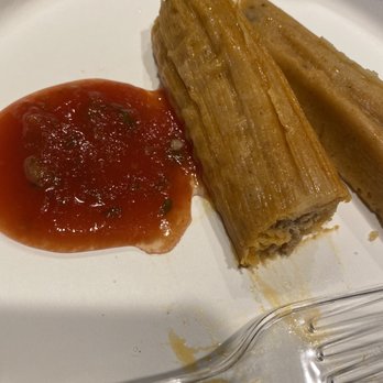Granny's Tamales - The red salsa is great-- tamales, not so much. - Mexican Near Me - Spring, Texas