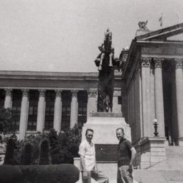 Grandpa and his BF 1950's military days Grandpa and his BF 1950's military days