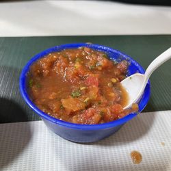 Birrieria El Paisa - Perfect salsa, not too spicy, mild and perfect texture.