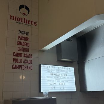 Mothers Tacos - Inside menu - Tacos Near Me - Napa, California Mothers Tacos - Inside menu - Tacos Near Me - Napa, California