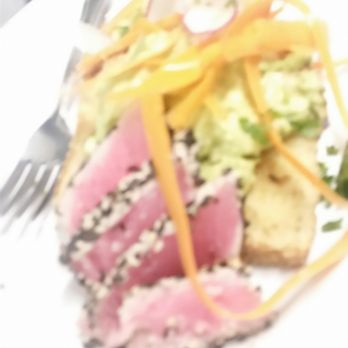 OWL - The tuna was good quality but it should have been a stand-alone item I don't know what shredded carrots on a piece of toast really is - Mexican Near Me - Royal Oak, Michigan