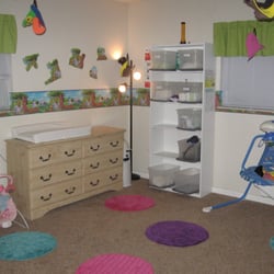 Children Anytime LLC - Changing Area of our infant over night childcare.