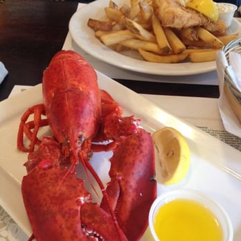 The Black Rose - Lunch special of Lobster/ Fish&Chips!!! - American Near Me - Boston, Massachusetts