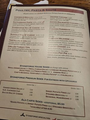 Menu photo 4 Stoneforge Tavern & Publick House Raynham, MA