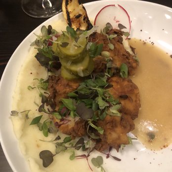 The Tennessee Truffle - Southern fried check with pickled and mashed potatoes- beyond fabulous - Southern Near Me - Sanford, Florida