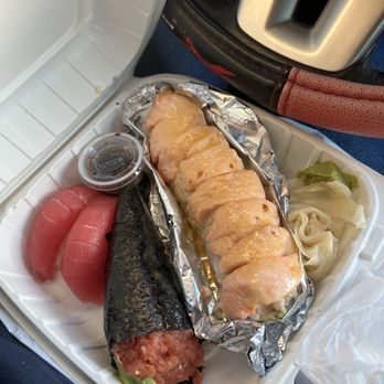 Roll & Grill - Baked salmon roll, Spicy tuna hand roll, tuna 2pc sushi - Japanese Near Me - Fullerton, California Roll & Grill - Baked salmon roll, Spicy tuna hand roll, tuna 2pc sushi - Japanese Near Me - Fullerton, California
