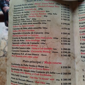 Margaritas On The Hills - Menu - Seafood Near Me - Punta de Mita, NAY Margaritas On The Hills - Menu - Seafood Near Me - Punta de Mita, NAY