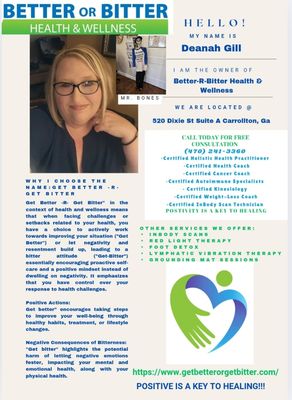 Better -OR- Bitter Health & Wellness LLC by null