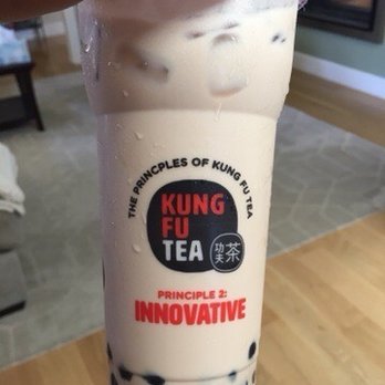 Kung Fu Tea - Kung Fu green milk tea was delicious. - Bubble Tea Near Me - San Jose, California