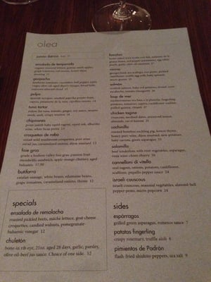 Menu photo 8 Olea New Haven, CT