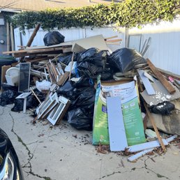 I had a lot of trash.