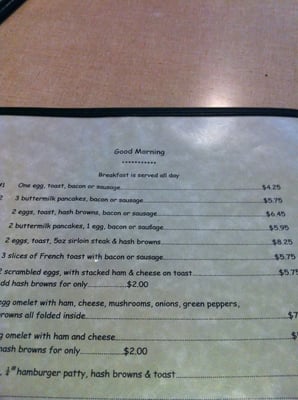 Menu photo 5 Mia’s Cafe Pine City, MN