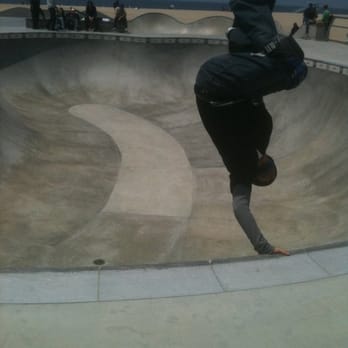 Venice Beach Boardwalk - Brian Anderson skateboarding - Beaches Near Me - Venice, California