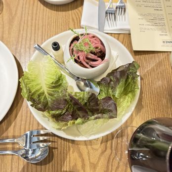 Restaurant Constance - Chicken lettuce wraps - AMAZING - New American Near Me - Charlotte, North Carolina Restaurant Constance - Chicken lettuce wraps - AMAZING - New American Near Me - Charlotte, North Carolina
