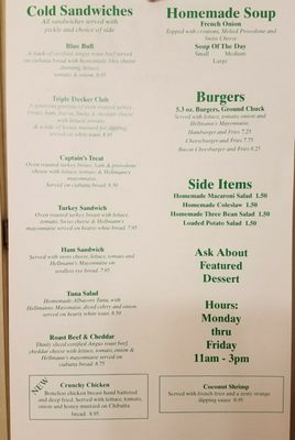 Menu photo 4 Fairmount Cafe Sebring, FL