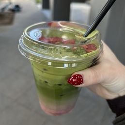 Strawberry matcha