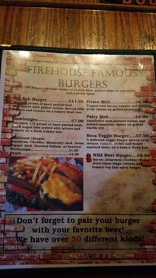 Menu photo 3 Firehouse Pub Roscoe, IL