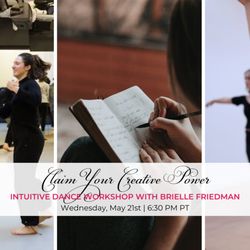 Women of Culture - Join us along with dancer & somatic coach, Brielle Friedman, for an evening of movement, reflection, and intuition to ignite your inner art