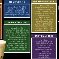 Lazy Den - Bubble Tea costs :) also very cheap