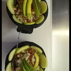El Totos Mexican Restaurant - Shrimp ceviche made to order. So good, best I've had!