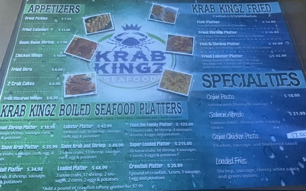 Menu photo 1 Krab Kingz Tacoma Parkland, WA Menu photo 1 Krab Kingz Tacoma Parkland, WA