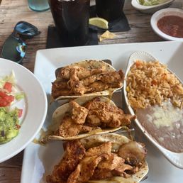 Chicken fajita tacos Chicken fajita tacos