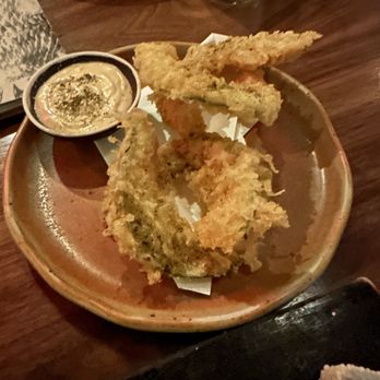 Uchiko Houston - Kabocha tempura - Sushi Bars Near Me - Houston, Texas Uchiko Houston - Kabocha tempura - Sushi Bars Near Me - Houston, Texas