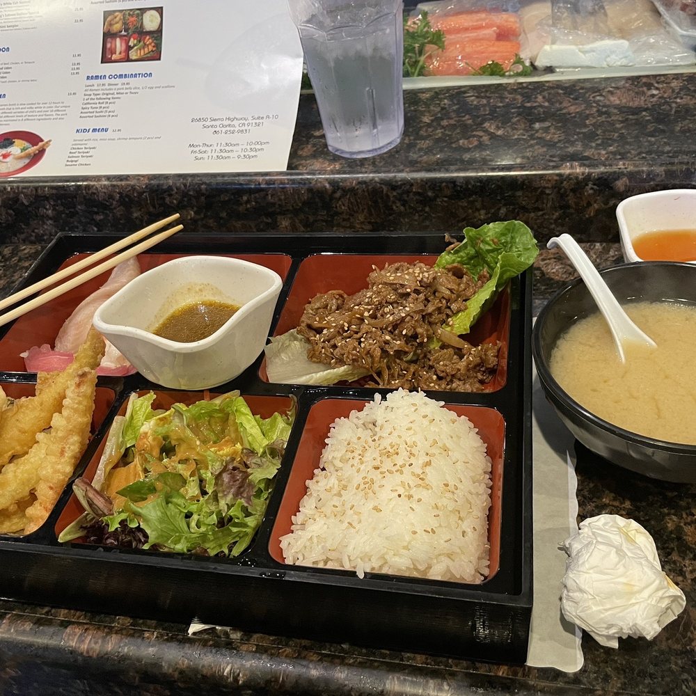 Sushi 661 - Bento Box with Bulgogi and Assorted Sushi 10/10 - Sushi Bars Near Me - Santa Clarita, California