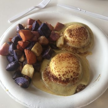 Koa Pancake House - Standard Eggs Benedict with potatoes - Breakfast & Brunch Near Me - Kapolei, Hawaii Koa Pancake House - Standard Eggs Benedict with potatoes - Breakfast & Brunch Near Me - Kapolei, Hawaii