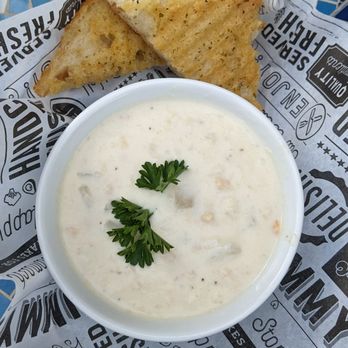 Fish and Crab Shack - Bowl of Clam Chowder - Seafood Near Me - Port Angeles, Washington