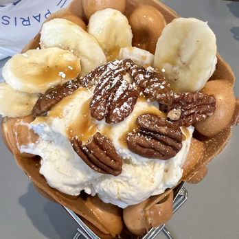 Bubble Egg - Go Bananas with Banana Pudding Ice Cream - Asian Fusion Near Me - Katy, Texas Bubble Egg - Go Bananas with Banana Pudding Ice Cream - Asian Fusion Near Me - Katy, Texas