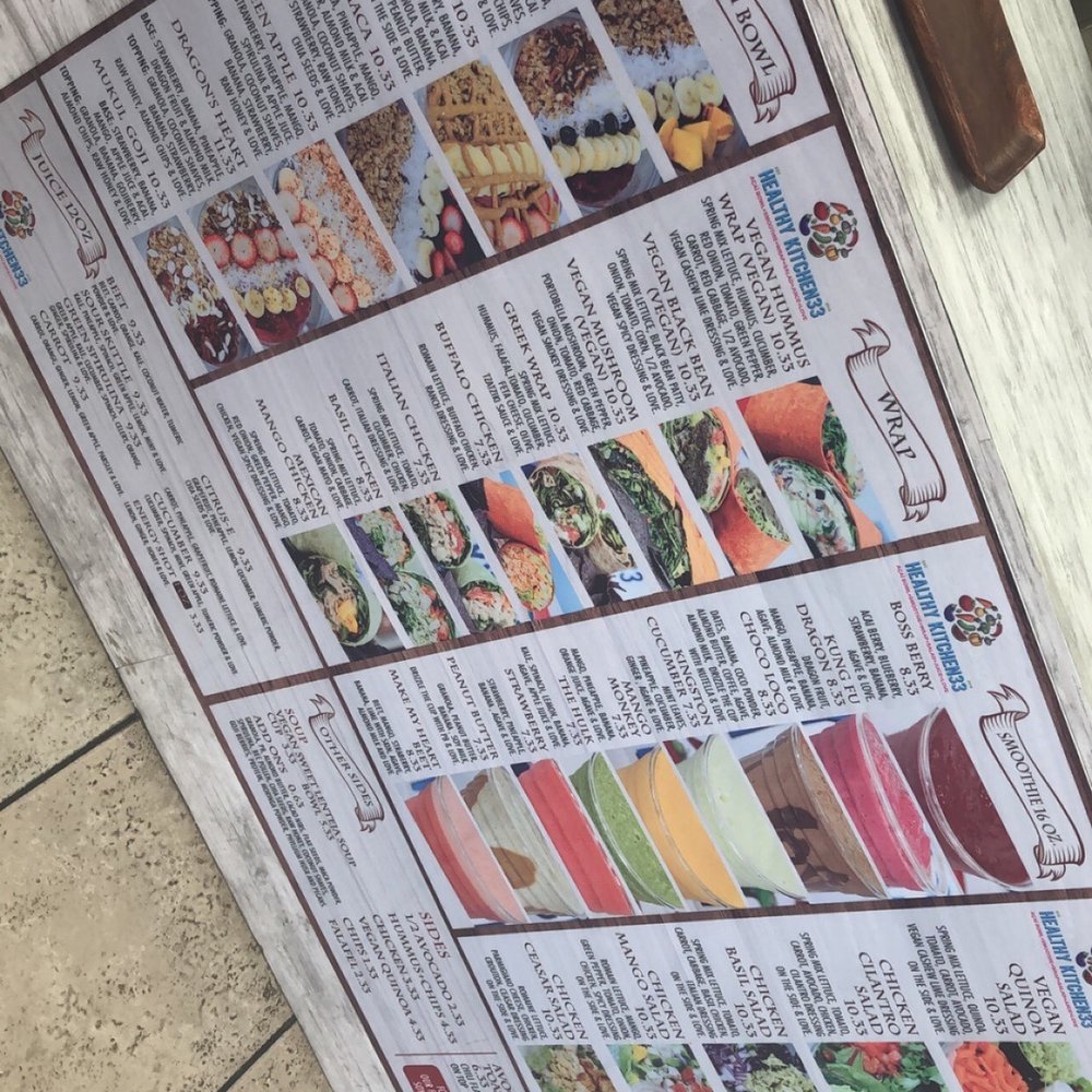Healthy Kitchen 33 - Menu - Vegan Near Me - Naranja, Florida Healthy Kitchen 33 - Menu - Vegan Near Me - Naranja, Florida